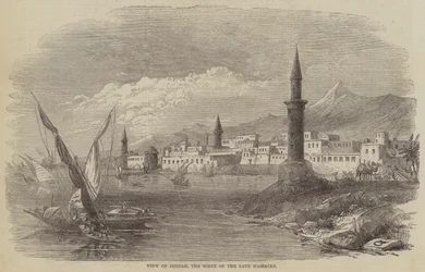 View of Jeddah, the Scene of the Late Massacre