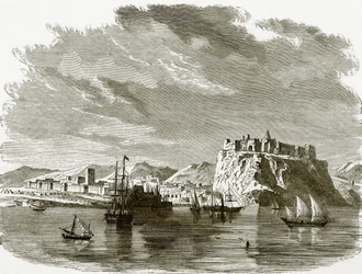 View of Sallee and Rabat