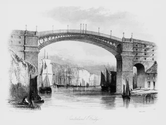 View of Sunderland Bridge, 1841