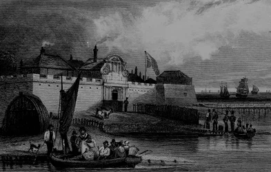 View of Tilbury Fort, Engraved by H. Adhard