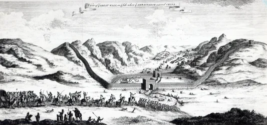 View of the Great Wall on the Side Where the Ambassador Entered China, from 