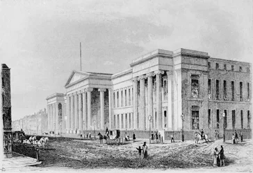 View of the new post office on St Martin-le-Grand