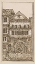 View of the north gate of St Paul