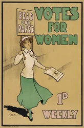 Votes for Women, from The Suffragette, pub.1912
