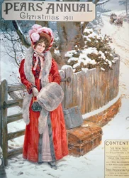 Waiting for the Coach, from the Pears Annual, Christmas 1911