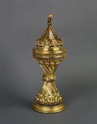 Warden Hills Salt, presented to New College, Oxford by Walter Hill, Warden from 1475-94, c.1475-94