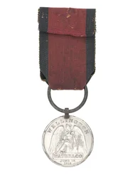 Waterloo Medal, one of two medals awarded to Surgeon William Jones