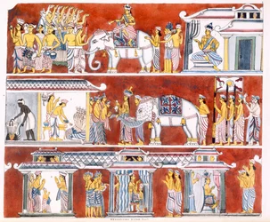 Wessantara Rajah, Part I, from The History and Doctrine of Buddhism by Edward Upham, 1829