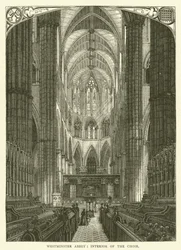 Westminster Abbey, interior of the choir