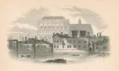 Whitehall from the River Thames