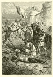 William I unhorsed by his son Robert