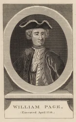 William Page, Executed April 1758