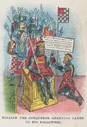 William the Conqueror Granting Lands to His Followers