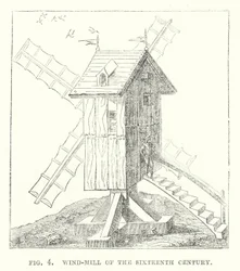 Wind-mill of the sixteenth century