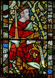 Window depicting Solomon on the Tree of Jesse