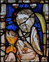 Window Ew depicting St John