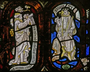Tree of Jesse Figures: A Prophet and Joram