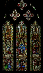 Window N2 depicting the Joys of the Virgin