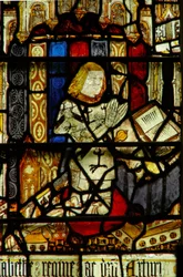 Window depicting a donor - Sir Reginald Grey