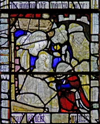 Window depicting the Adoration of the Magi