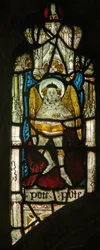 Window depicting the angelic Hierarchy: Power