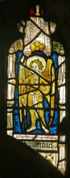 Window depicting the angelic Hierarchy: Domination