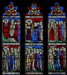 Window S5 depicting the Angelic Hierarchy