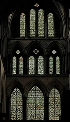 Window depicting grisaille