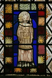 Window depicting St Edmund
