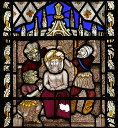 Window Sa depicting the Mocking and Crowning with Thorns