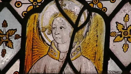 Window depicting an angel