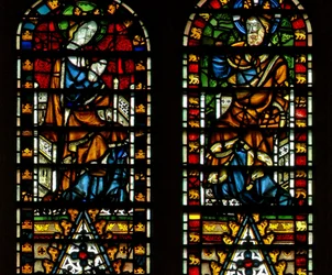 Window Ww depicting the Coronation of the Virgin