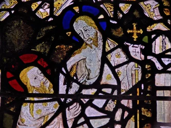Window Ww depicting the Doubting St Thomas