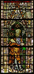 Window depicting St Matthias