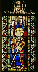 Window depicting St. Catherine