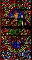 Window depicting a genealogical figure: Joseph