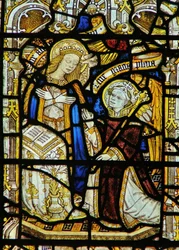 Window depicting the Annunciation