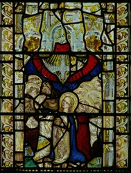 Window depicting the Pentecost