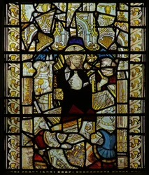 Window depicting the Resurrection