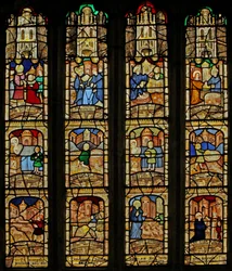 Window 5 depicting St Neot window