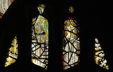Window 1 depicting the angelic hierarchy: archangels