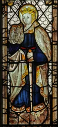Window depicting St Catherine