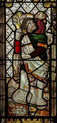 Window 3 depicting St. Christopher