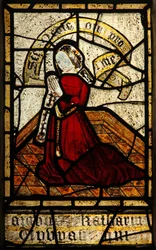 Window 3 depicting a donor - Borase family