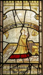 Window depicting a donor - Calloway