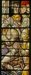 Window w15 depicting the Harrowing of Hell
