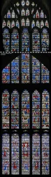 Window depicting the St Cuthbert Window