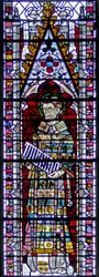 Window depicting St Lawrence