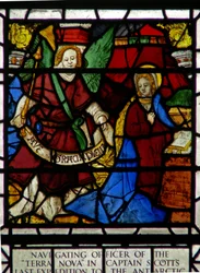 Window w36 depicting the Annunciation