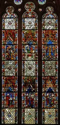 Window w38 depicting the Penance Window